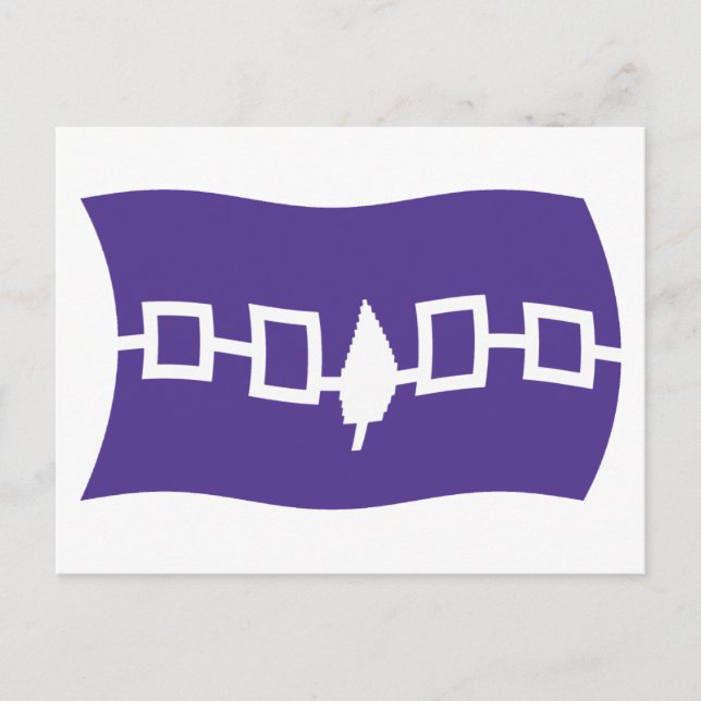 Iroquois Confederacy Flag Postcard (Front)