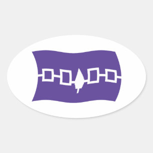 Iroquois Confederacy Flag Sticker