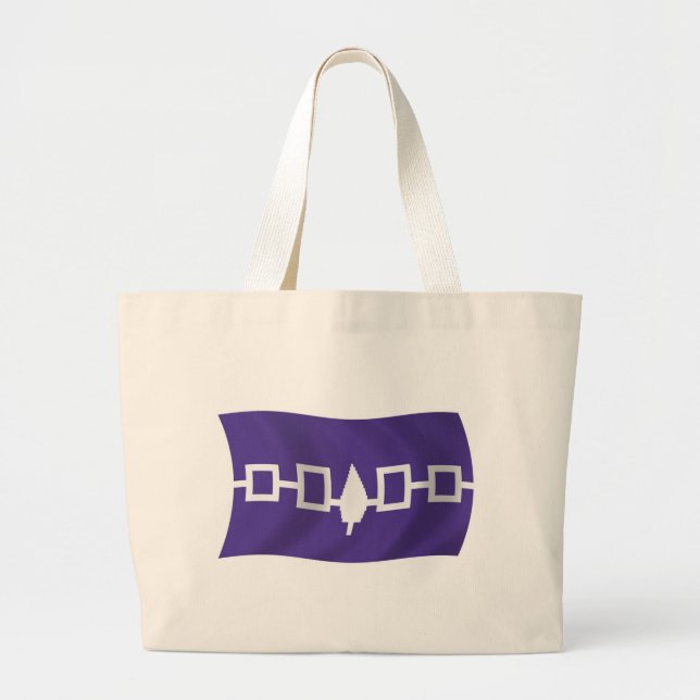 Iroquois Confederacy Flag Tote Bag (Front)
