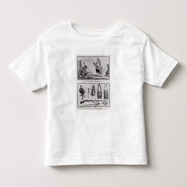 Iroquois family, arms and ornaments toddler T-Shirt (Front)