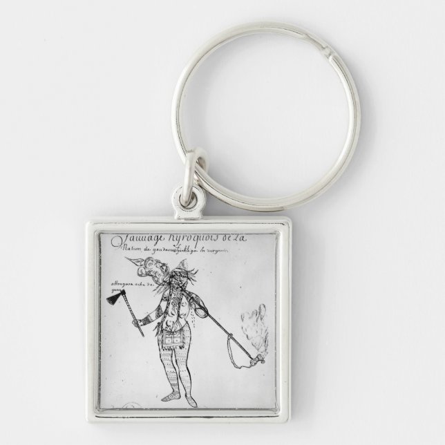 Iroquois Indian of Canada Key Ring (Front)