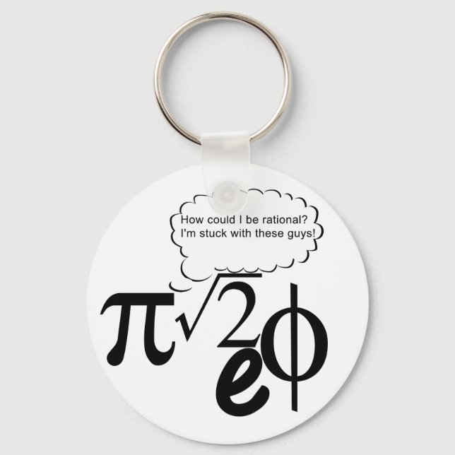 Irrational Buddies Key Ring (Front)