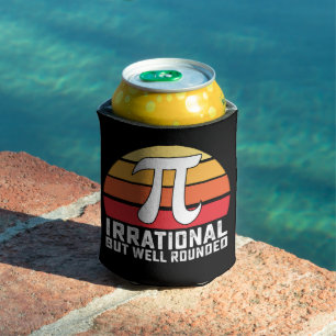 Irrational But Well Rounded Pi Day Math Vintage Can Cooler