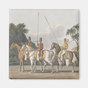Irregular Cavalry, Bengal Army 1817, plate 5 from Magnet