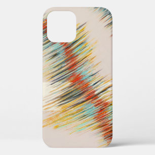 Irregular Curves Abstract Painting Art iPhone 12 Case