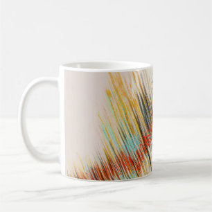 Irregular Curves Abstract Painting Art Coffee Mug