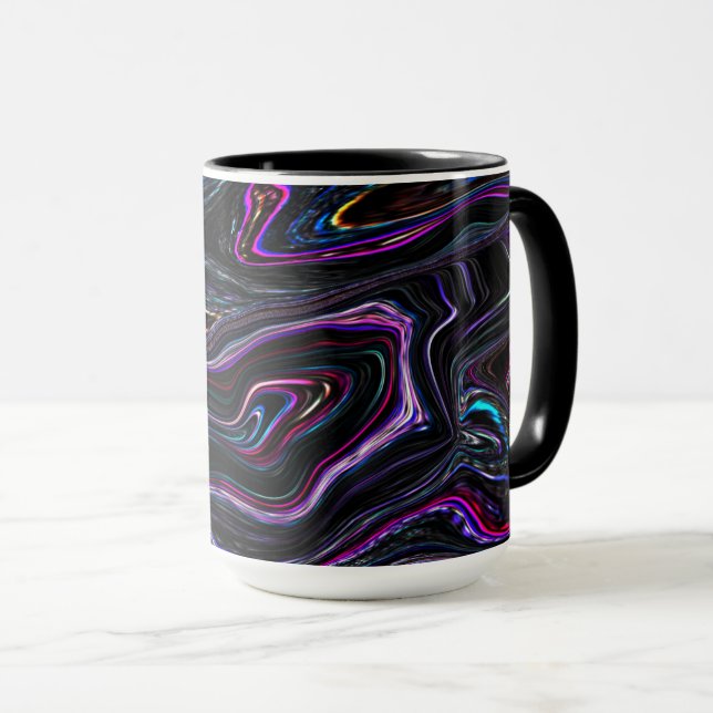 Irregular curves with colour suffocated by the dar mug (Front Right)