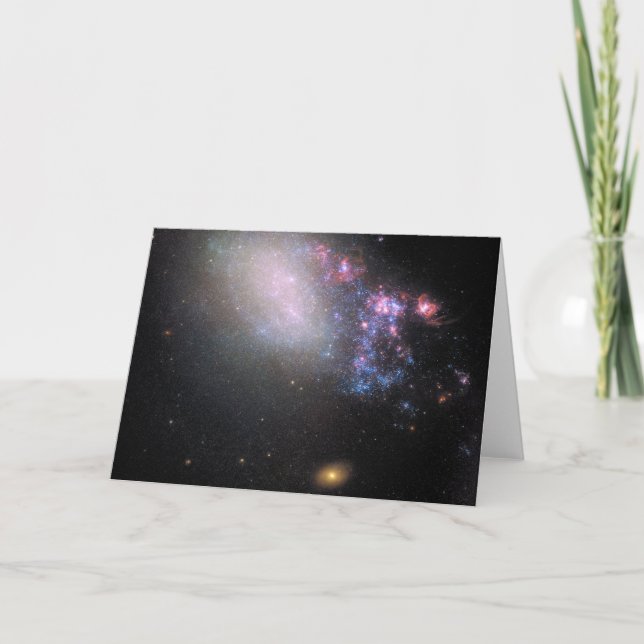 Irregular Galaxy Ngc 4485 Card (Front)
