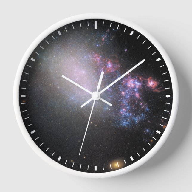 Irregular Galaxy Ngc 4485 Clock (Front)