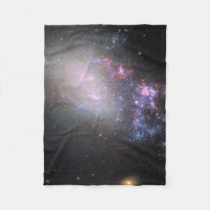 Irregular Galaxy Ngc 4485 Fleece Blanket