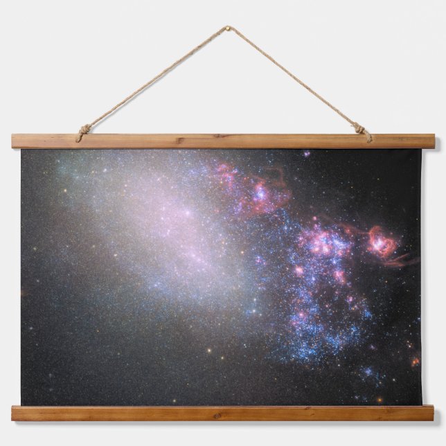 Irregular Galaxy Ngc 4485 Hanging Tapestry (Front)