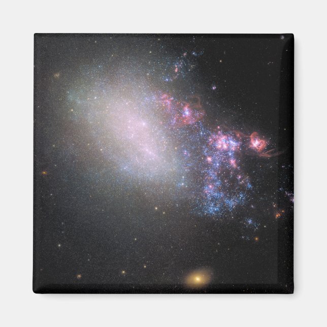 Irregular Galaxy Ngc 4485 Magnet (Front)