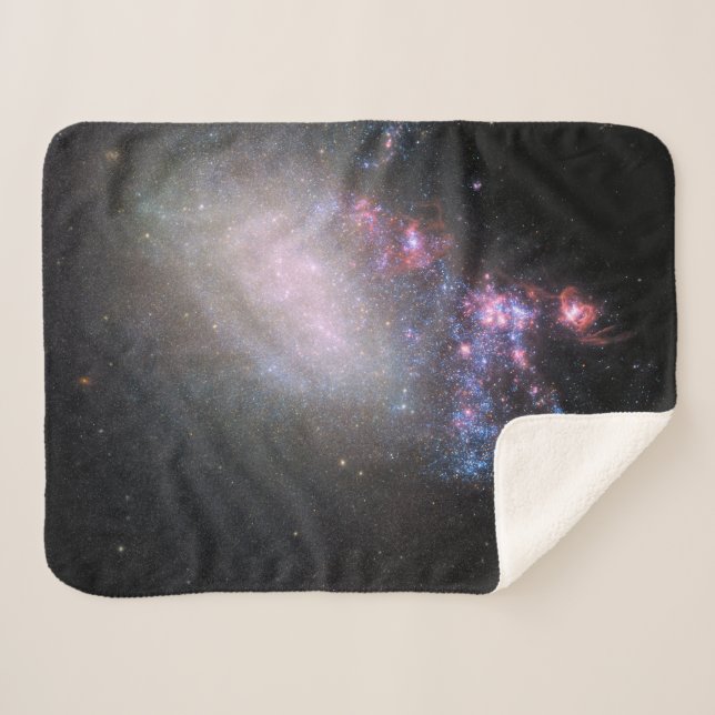 Irregular Galaxy Ngc 4485 Sherpa Blanket (Front (Horizontal))