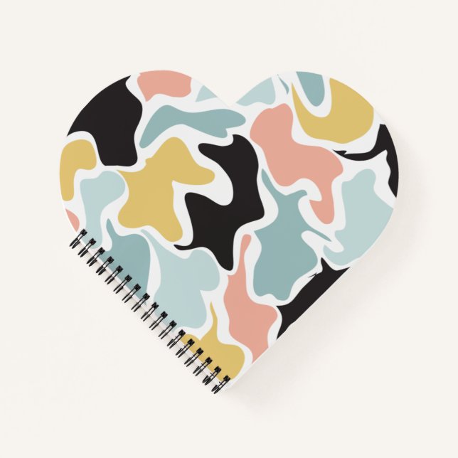 Irregular pattern Design Notebook (Front)