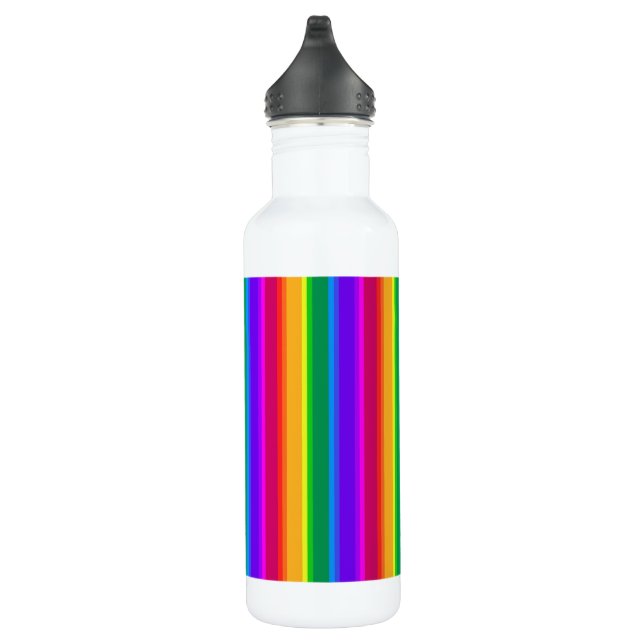 Irregular rainbow stripes 710 ml water bottle (Right)
