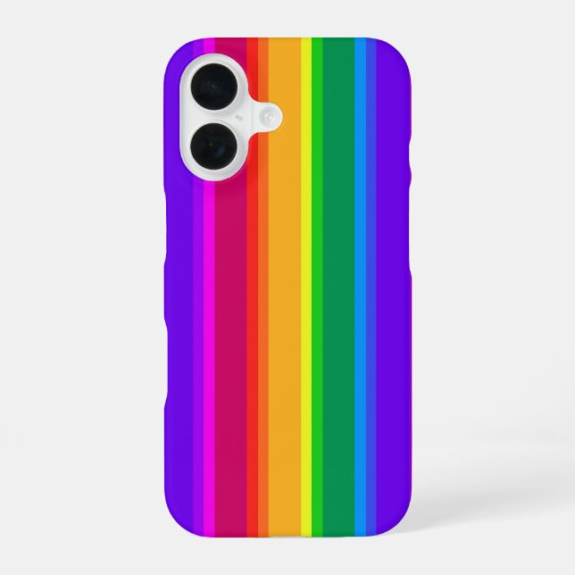 Irregular rainbow stripes Case-Mate iPhone case (Back)