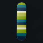 Irregular Stripes 02 Skateboard<br><div class="desc">A skateboard with an attractive irregular striped design in harmonious colours.</div>
