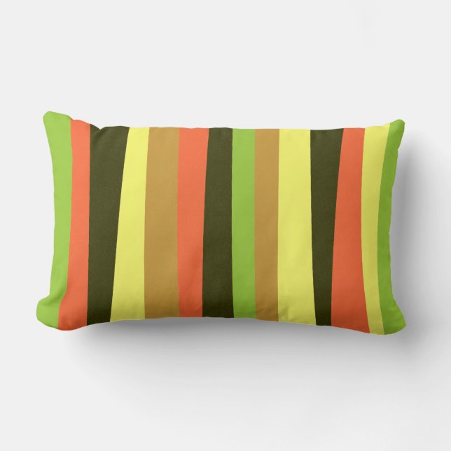 Irregular Stripes (Vertical) Lumbar Cushion (Front)