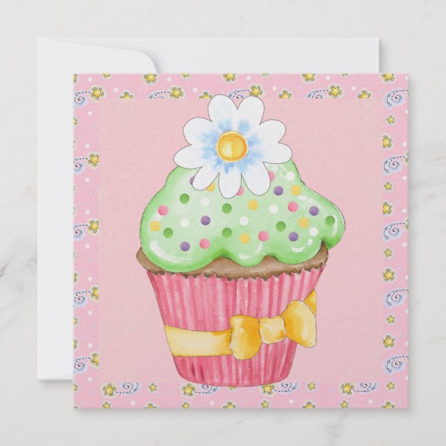 Irresistible Cupcake Invitations - SRF (Front)