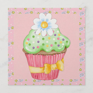 Irresistible Cupcake Invitations - SRF