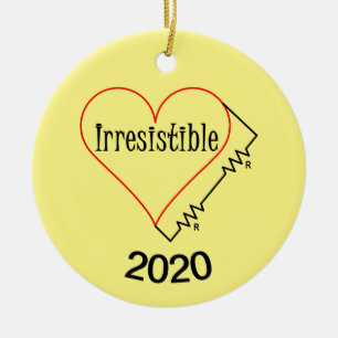 Irresistible Heart Ceramic Ornament