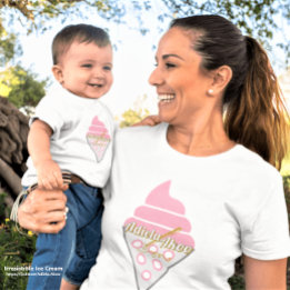 Irresistible Ice Cream Baby T-Shirt by Adiela Akoo