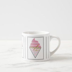 Irresistible Ice Cream Espresso Mug by Adiela Akoo