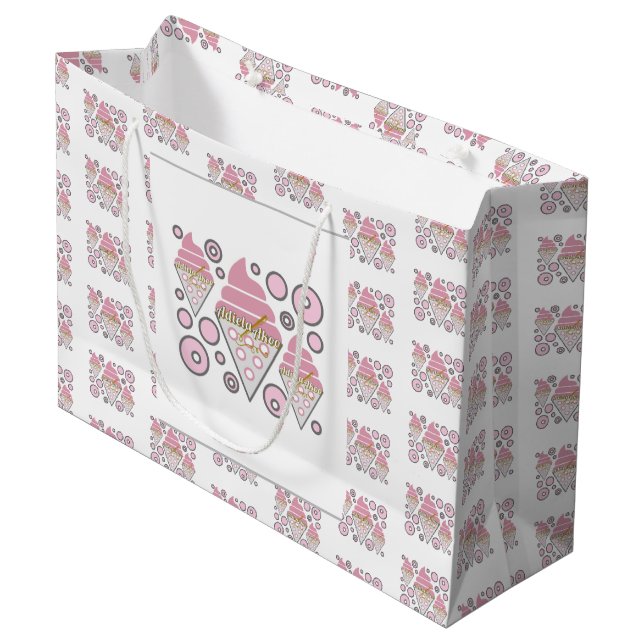 Irresistible Ice Cream Liquorice Gift Bag - large (Front Angled)