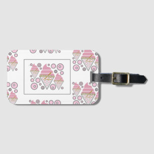 Irresistible Ice Cream Luggage Tag by Adiela Akoo