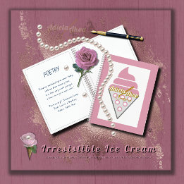 Irresistible Ice Cream Notebook by Adiela Akoo