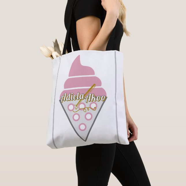 Irresistible Ice Cream Tote by Poet Adiela Akoo Bag (Close Up)