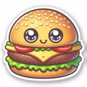 Irresistibly Cute Yummy Burger 