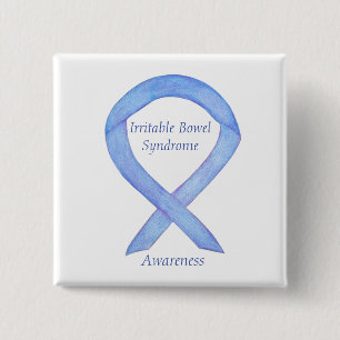 Irritable Bowel Syndrome Awareness Ribbon IBS Pin