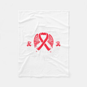 Irritable Bowel Syndrome Ibs Warrior Heartbeat Fig Fleece Blanket