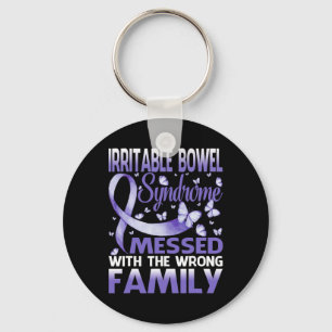 Irritable Bowel Syndrome Mess With The Wrong Famil Key Ring