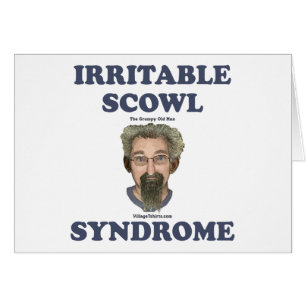 Irritable Scowl Grumpy Old Man