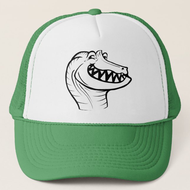 Irritator Trollface (textless) Trucker Hat (Front)
