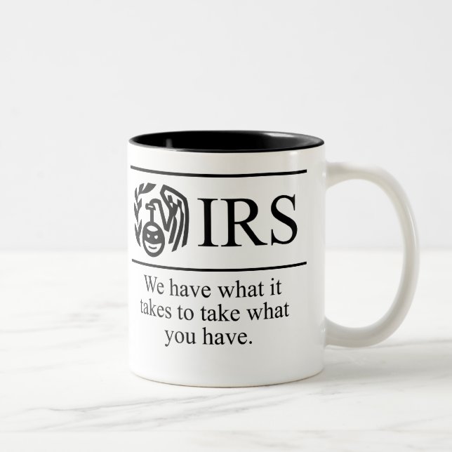 IRS $17.95 Two Toned Coffee Mug (Right)