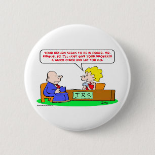 irs check prostate 6 cm round badge
