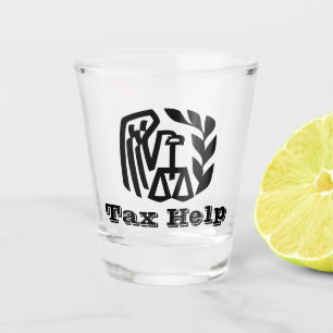 IRS Tax Help Shot Glass