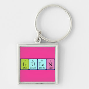 Irulan periodic table name keyring