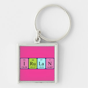 Irulan periodic table name keyring