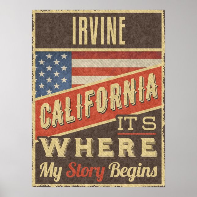 Irvine California Poster (Front)