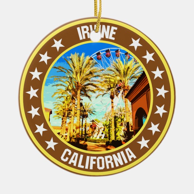 Irvine                                             ceramic ornament (Front)