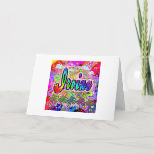 Irvine Vista Express T-Shirt Greeting Card
