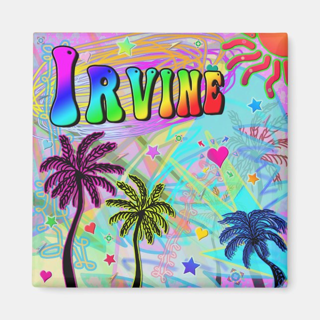 Irvine Vivid Romance Magnet (Front)