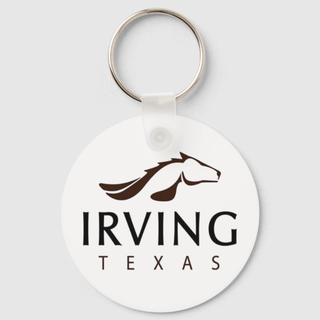 Irving (Texas) City flag Keychain (Front)