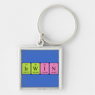 Irwin periodic table name keyring