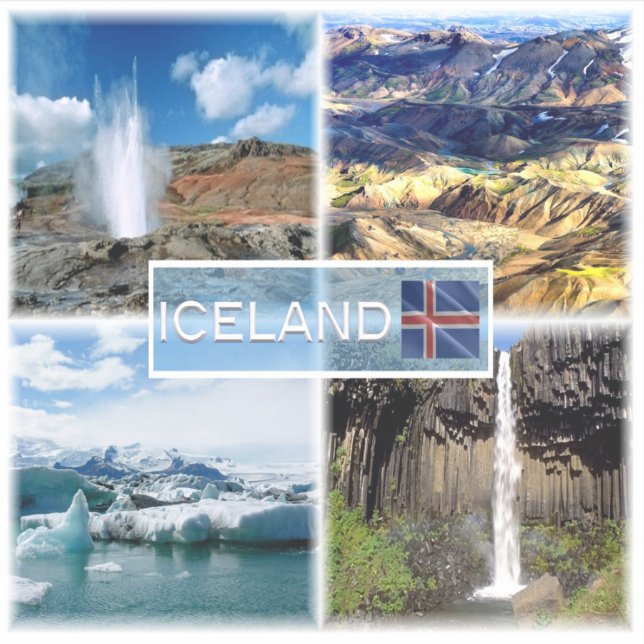 IS0003 Erupting geyser - Landmannalugar (Front)