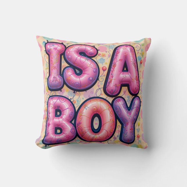 Is a boy baby cushion (Front)